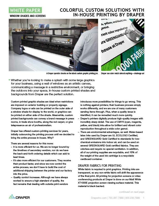 InHouse Printing